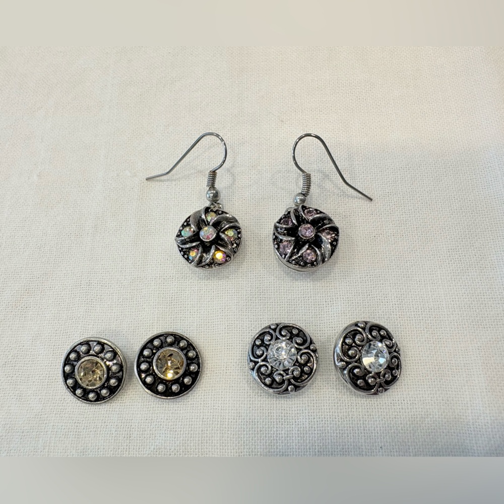 Snap Charms Interchangeable Dangle Drop Silver To… - image 3